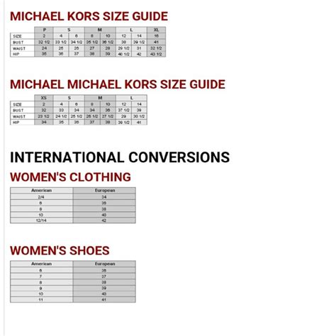 size chart michael kors flat shoes|michael kors shoe size guide.